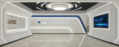 现代科技展厅3D模型下载